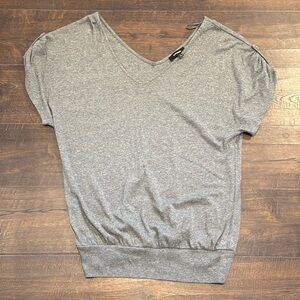 Express grey short sleeve shirt
Size small